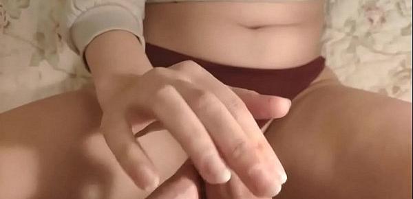  Perfect teen girlfriend with petite body lets me finger her pussy and fuck her